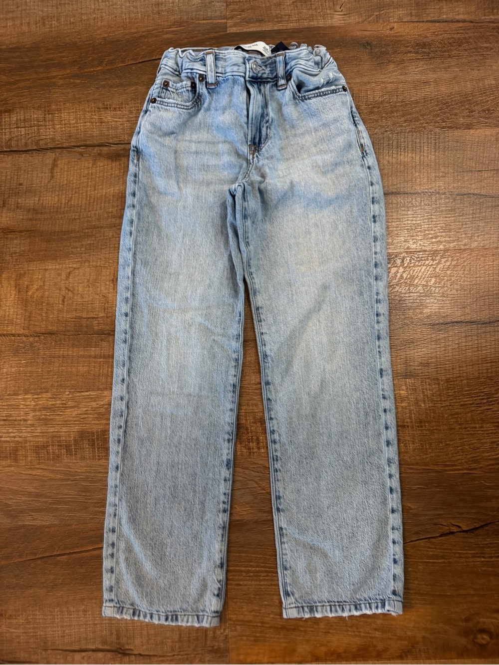 abercrombie kids Light Wash Straight Jeans
